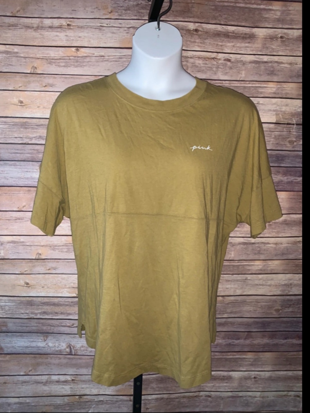 PINK Victoria's Secret Crew Tee - Size-Large